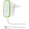 Belkin BOOST UP (12-Watt/2.4 Amp) with 1.8 Hardwired Lightning Home Charger